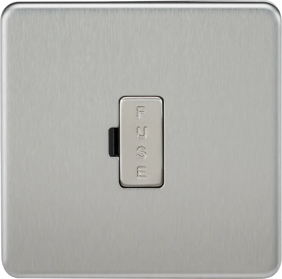 Knightsbridge 13A Fused Spur Unit - Brushed Chrome – SF6000BC