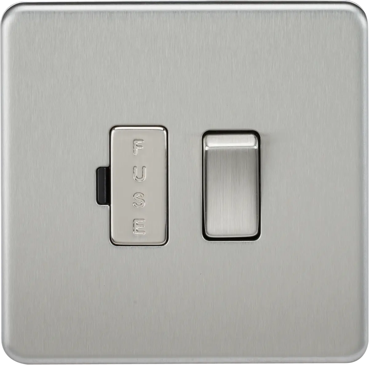 Knightsbridge 13A Switched Fused Spur Unit - Brushed Chrome – SF6300BC