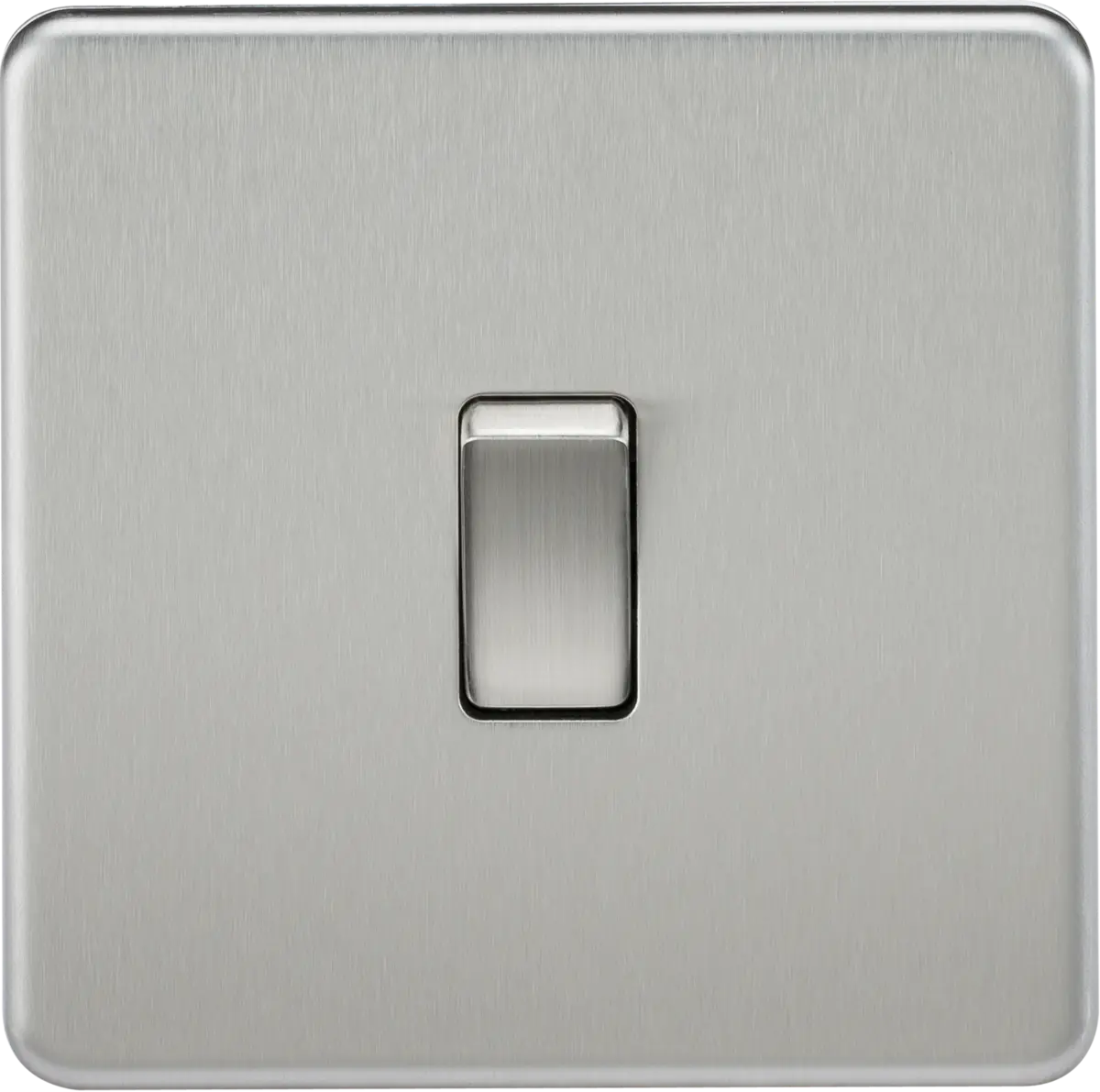 Knightsbridge 20A 1G DP Switch - Brushed Chrome – SF8341BC