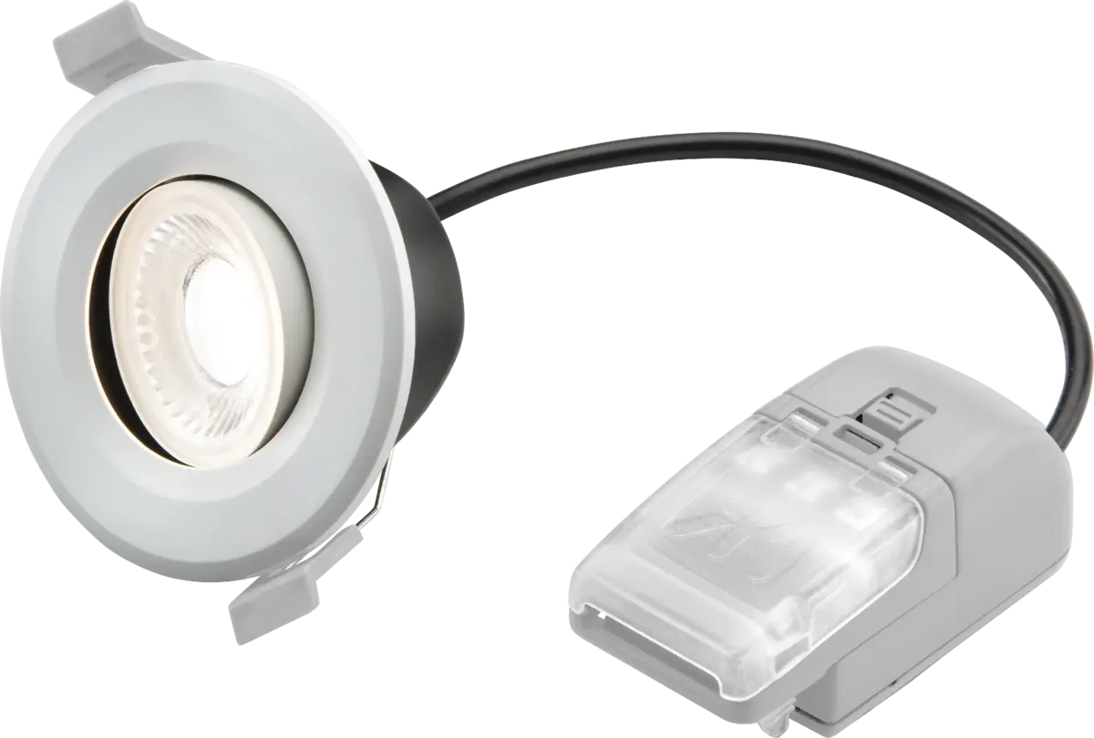 Knightsbridge CyroLED Tilt- Fire Rated IP65 Downlight with 2 x Wattage and 4 x CCT (No Bezel) – CYRT