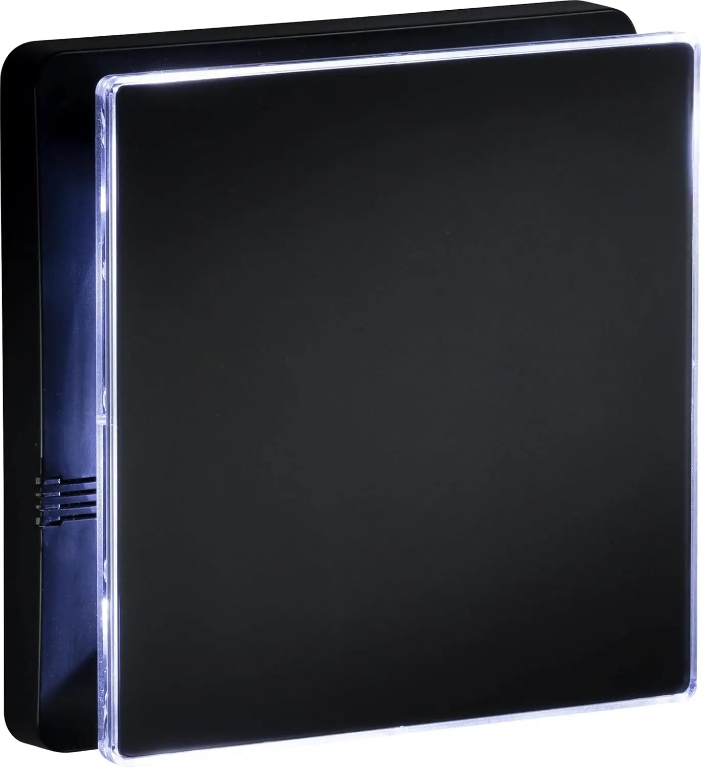 Knightsbridge Extractor Fan IP45 100mm LED Backlit with Overrun Timer – Matt Black