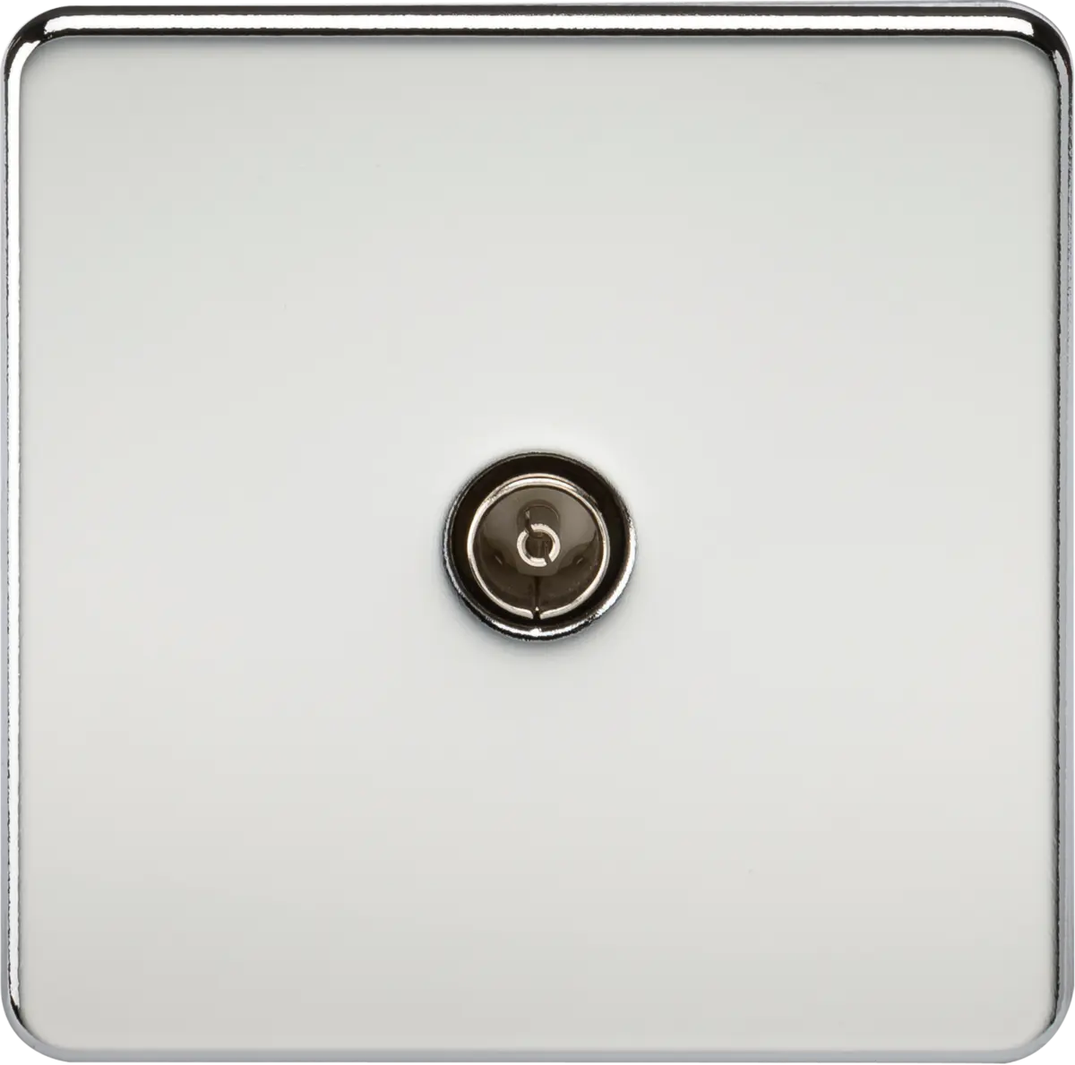 Knightsbridge TV Outlet (Non-Isolated) - Polished Chrome – SF0100PC