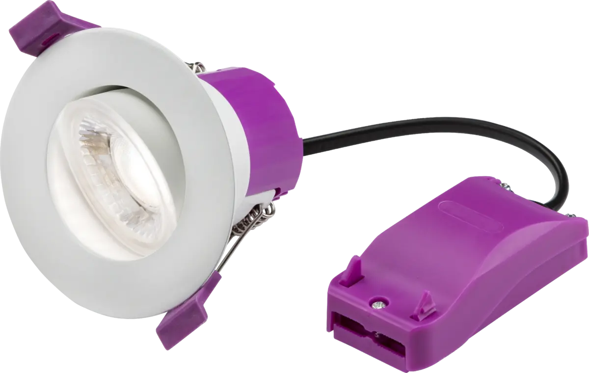 Knightsbridge RenuLED Tilt - 6W Fire-rated LED Downlight with 3 x CCT – RE6CTT