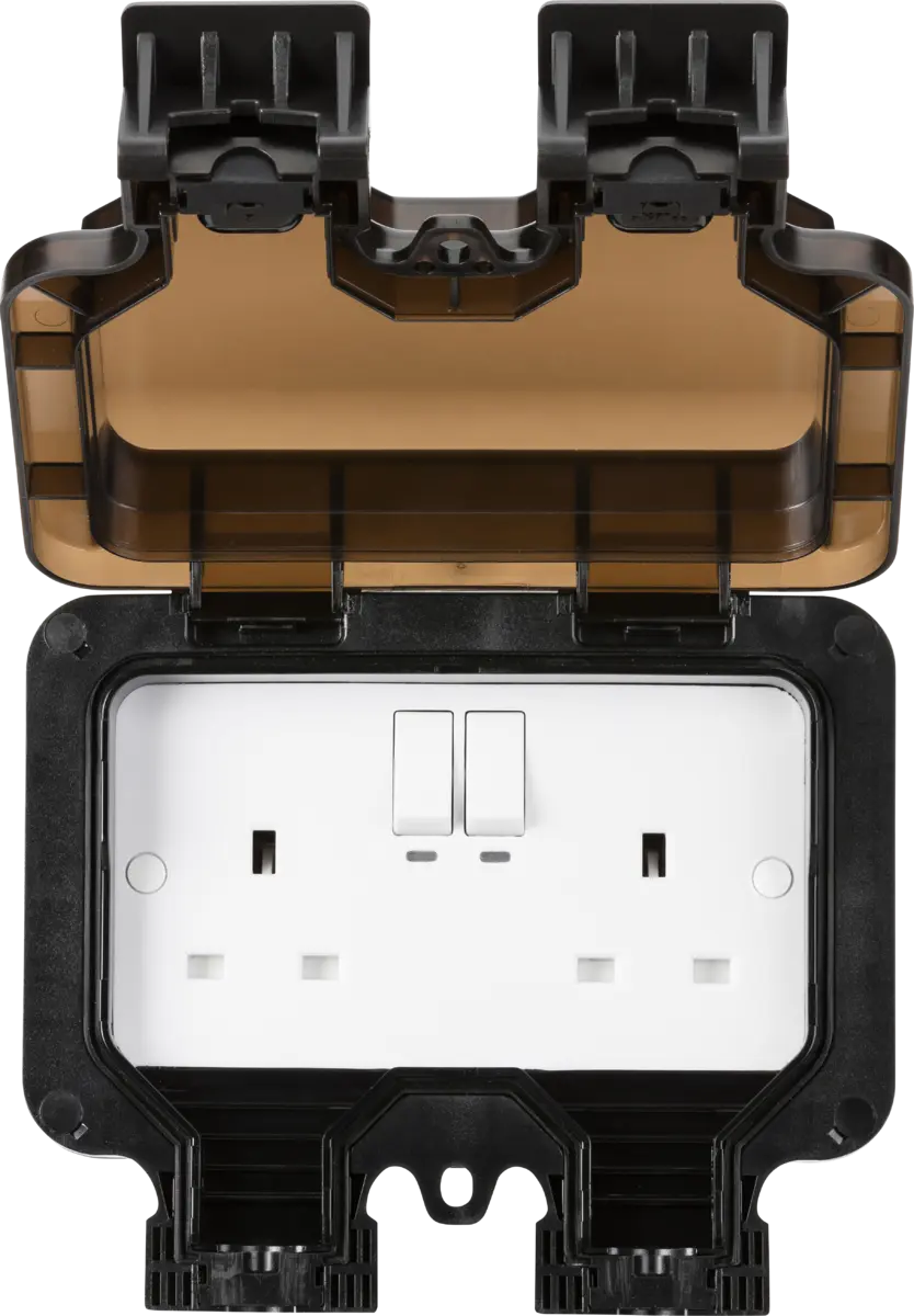Knightsbridge Smart IP66 13A 2G Outdoor Socket – OP9KW