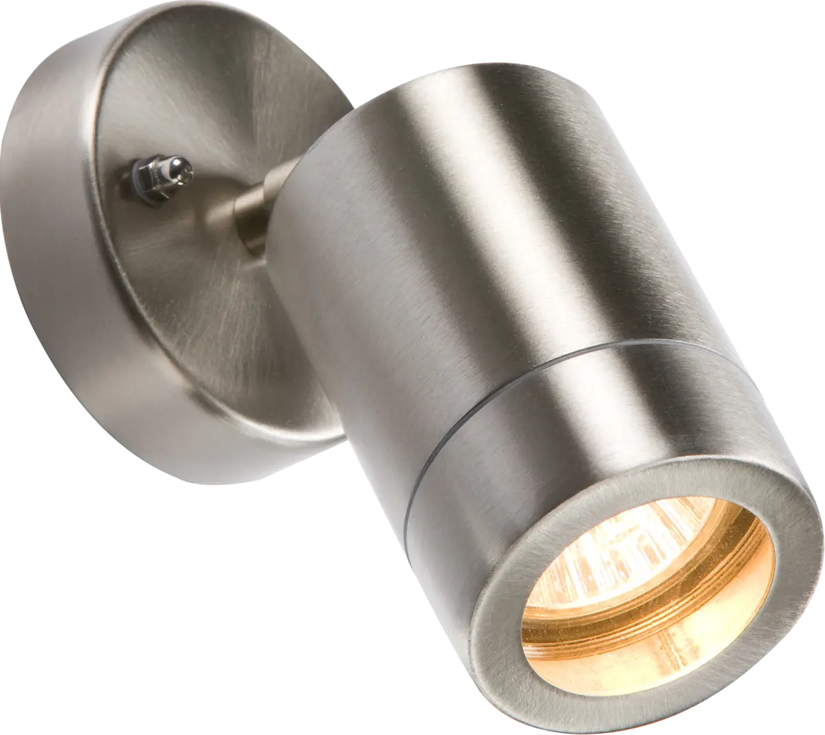 Knightsbridge 230V IP65 GU10 35W Lightweight Stainless Steel Adjustable Wall Light – WALL3L