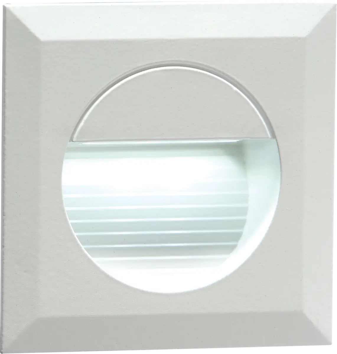 Knightsbridge 230V IP54 Recessed Square Indoor/Outdoor LED Guide/Stair/Wall Light White LED – NH019W