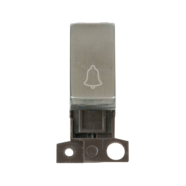 Click MiniGrid 1 Way Retractive Ingot 10A Switch 'Bell' - Stainless Steel – MD005SS