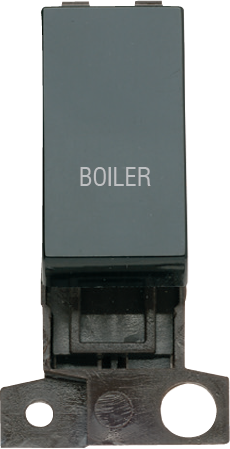 Click MiniGrid 13A 10AX DP INGT SW BK "BOILER" – MD018BK-BL