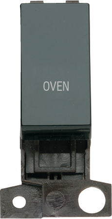 Click MiniGrid 13A 10AX DP INGT SW BK "OVEN" – MD018BK-OV