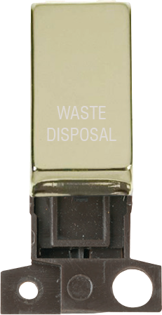 Click MiniGrid 13A 10AX DP INGT SW BR "WASTE DISPOSAL" – MD018BR-WD