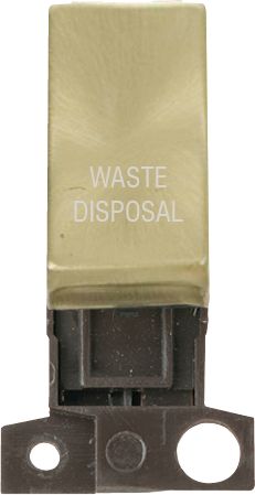 Click MiniGrid 13A 10AX DP INGT SW SB "WASTE DISPOSAL" – MD018SB-WD