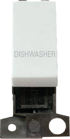 Click MiniGrid 13A 10AX DP SW WH "DISHWASHER" – MD018WH-DW