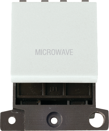 Click MiniGrid 20A DP SWITCH WH "MICROWAVE" – MD022WH-MW