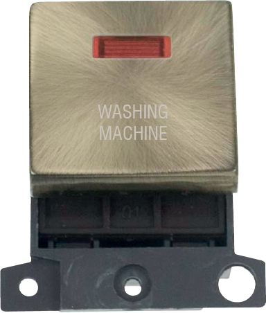 Click MiniGrid 20A DP INGT SW+NEON AB "WASHING MACHINE" – MD023AB-WM