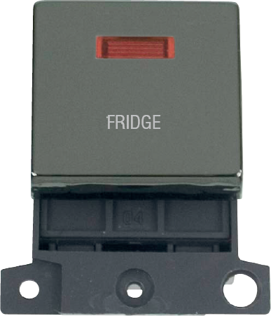 Click MiniGrid 20A DP INGT SW+NEON BN "FRIDGE" – MD023BN-FD