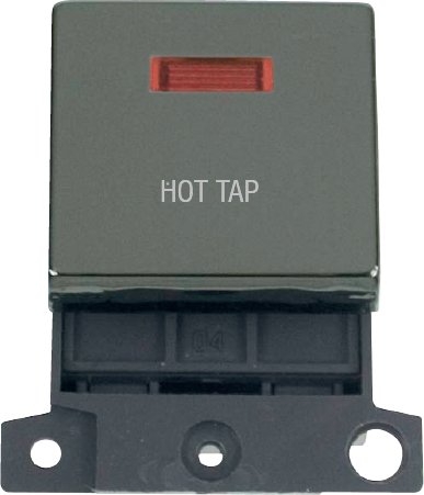 Click MiniGrid 20A DP INGT SW+NEON BN "HOT TAP" – MD023BN-HT