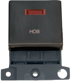 Click MiniGrid MINIGRID 20A DP SWITCH MODULE WITH NEON - MATT BRONZE - HOB – MD023BZ-HB