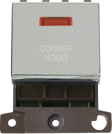 Click MiniGrid 20A DP INGT SW+NEON CH "COOKER HOOD" – MD023CH-CH