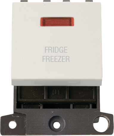 Click MiniGrid 20A DP INGT SW+NEON PW "FRIDGE FREEZER" – MD023PW-FF