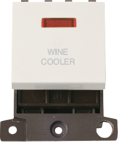 Click MiniGrid 20A DP SW+NEON PW "WINE COOLER" – MD023PW-WC
