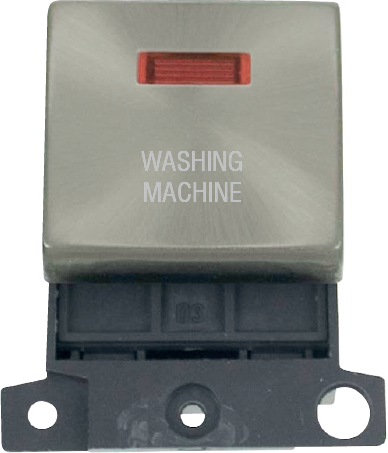 Click MiniGrid 20A DP INGT SW+NEON SC "WASHING MACHINE" – MD023SC-WM
