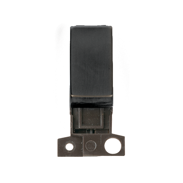 Click MiniGrid MINIGRID 10AX INTERMEDIATE SWITCH MODULE - METAL MATT BRONZE SWITCH – MD028BZ