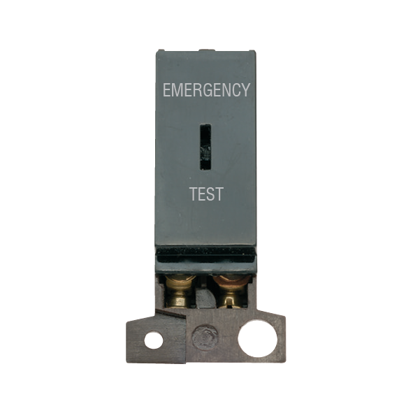 Click MiniGrid 13A Resistive DP Keyswitch "Emergency Test" - Black – MD029BK