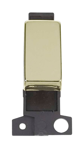 Click MiniGrid 10A 3 Position Ingot Switch - Brass – MD070BR