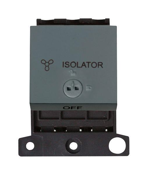 Click MiniGrid 10A 3 Pole Lockable Fan Module - Black – MD220BK