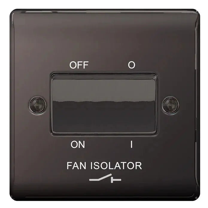 BG Nexus Black Nickel Switches and Sockets Black Inserts Full Range ACAS Electrical