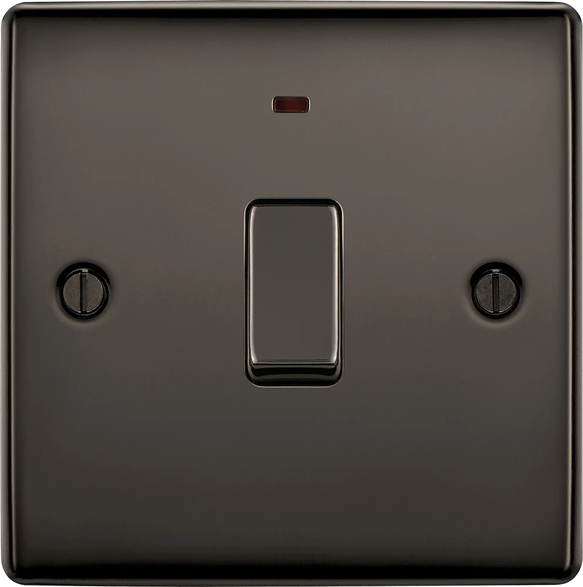 BG Nexus Metal 20A DP Switch with Neon in Black Nickel - NBN31-01 BG (British General)