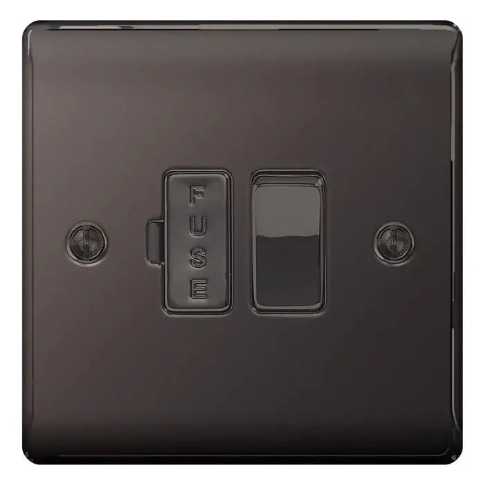 BG Nexus Black Nickel Switches and Sockets Black Inserts Full Range ACAS Electrical