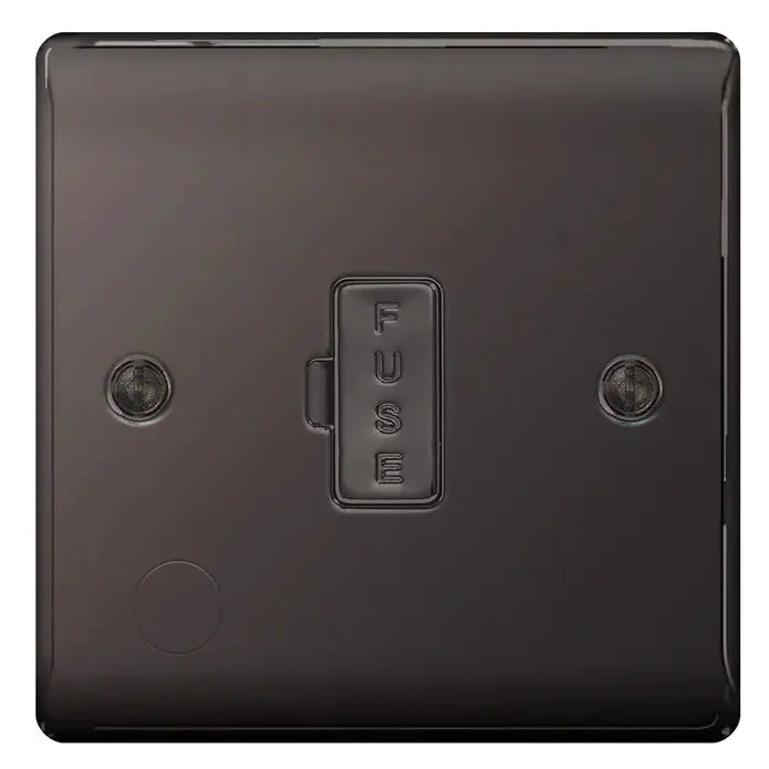 BG Nexus Black Nickel Switches and Sockets Black Inserts Full Range ACAS Electrical