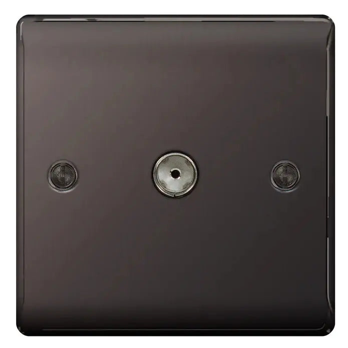 BG Nexus Black Nickel Switches and Sockets Black Inserts Full Range ACAS Electrical