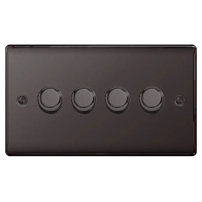 BG Nexus Black Nickel Switches and Sockets Black Inserts Full Range ACAS Electrical