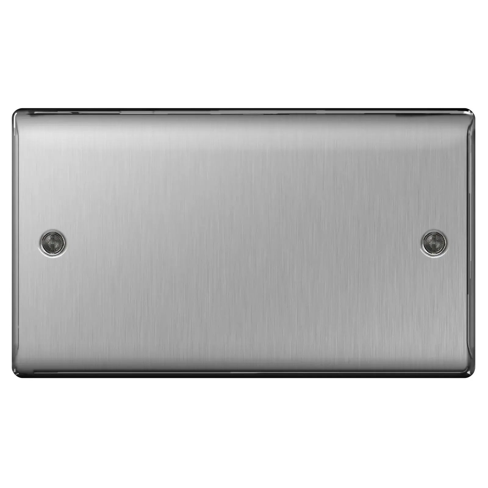 BG Nexus Brushed Steel Switches and Sockets with Black Inserts – Full Range BG Nexus