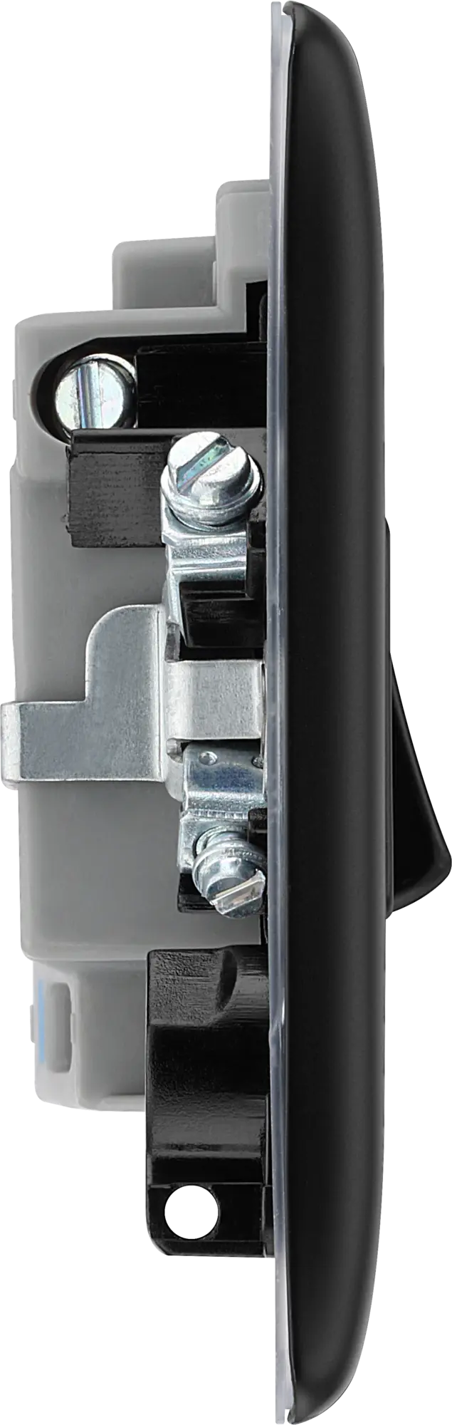 BG Nexus Metal Switched Fused Spur in Matt Black BG Nexus