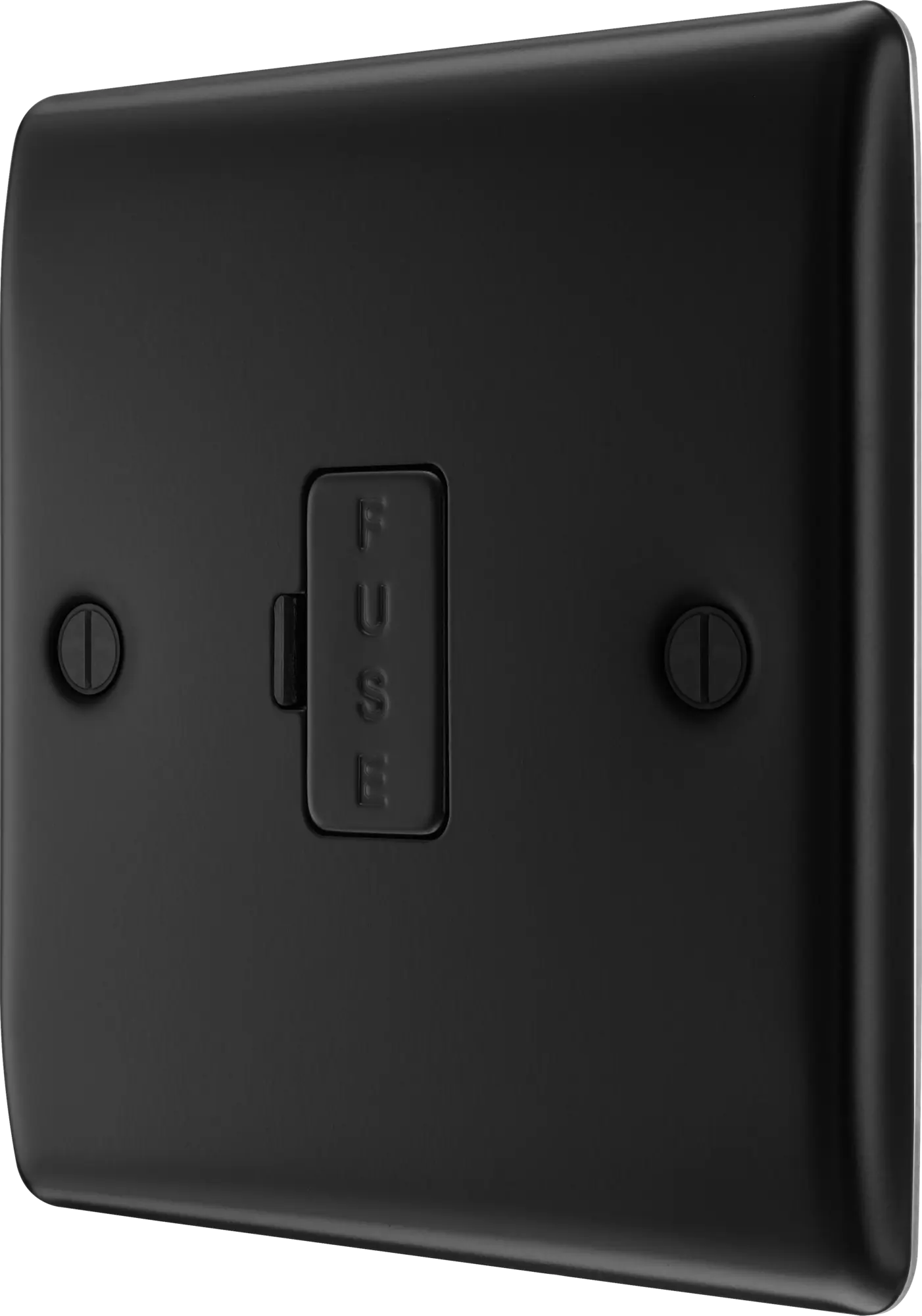 BG Nexus Metal Un-Switched Fused Spur in Matt Black BG Nexus