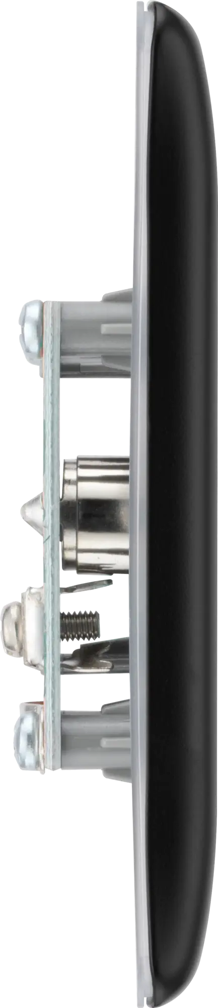 BG Nexus Metal TV Coax Point in Matt Black BG Nexus