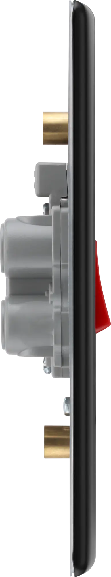 BG Nexus Metal 45 Amp Vertical DP Switch with Neon in Matt Black BG Nexus