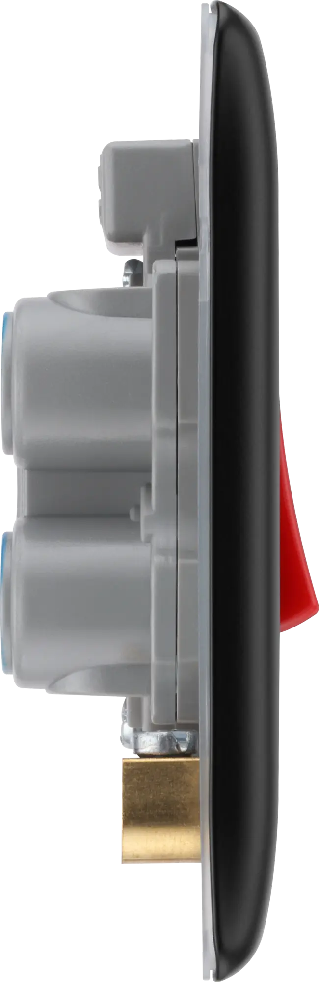 BG Nexus Metal 45 Amp Small DP Switch with Neon in Matt Black BG Nexus