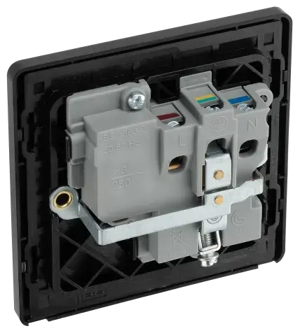 BG Evolve Matt Blue Screwless Single Socket PCDDB21B BG (British General)