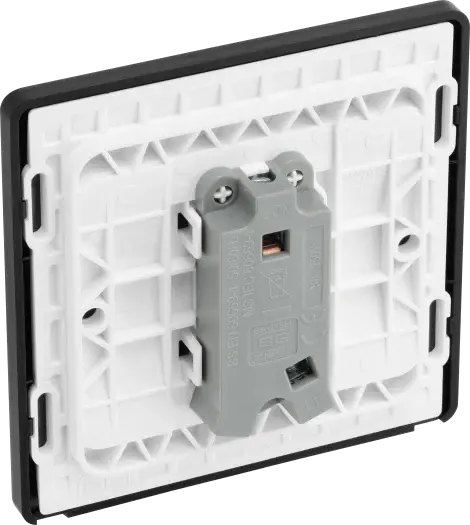 BG Evolve Satin Brass Screwless Single Press Switch PCDSB14B BG (British General)