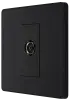 BG Evolve Matt Black Screwless TV Aerial Socket PCDMB60B BG (British General)