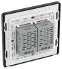 BG Evolve Matt Black Screwless Double Master Touch Dimmer Switch PCDMBTDM2B BG (British General)