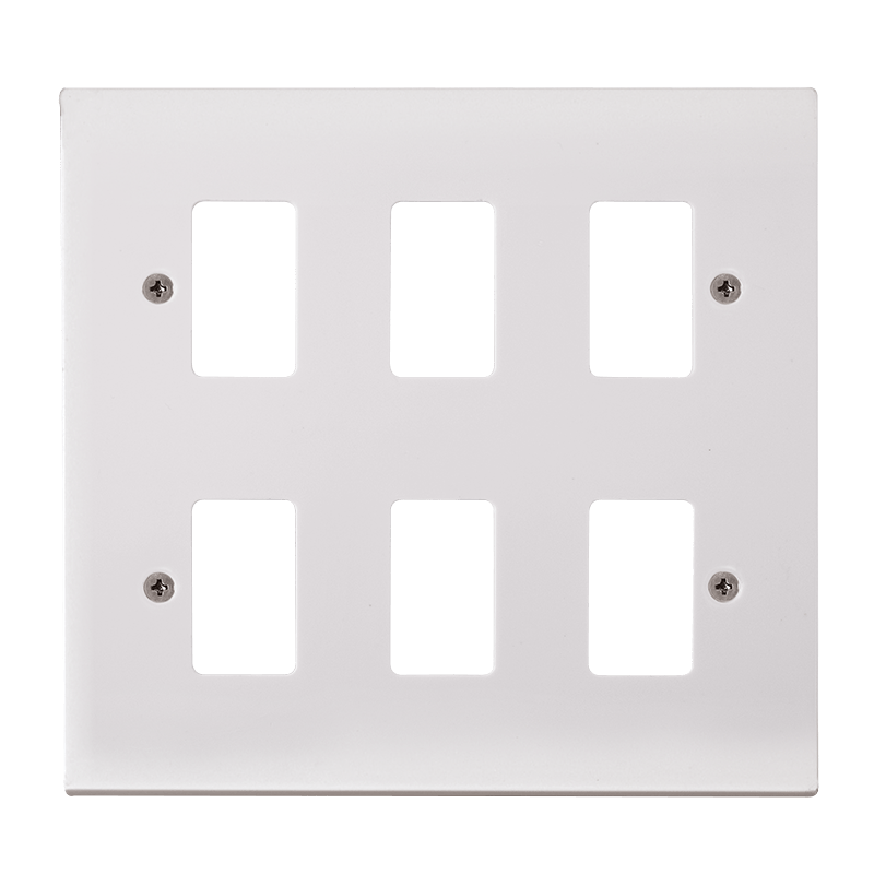 Click GridPro 6 Gang GridPro Frontplate – PRW20506