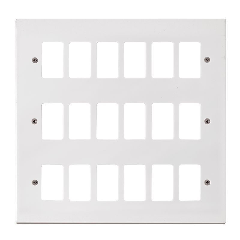 Click GridPro 18 Gang GridPro Frontplate – PRW20518
