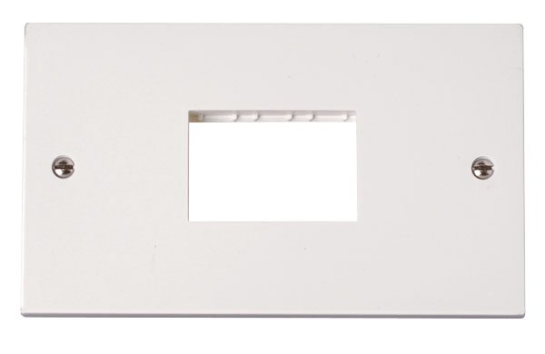 Click MiniGrid 2 Gangd Plate Triple Aperture – PRW432