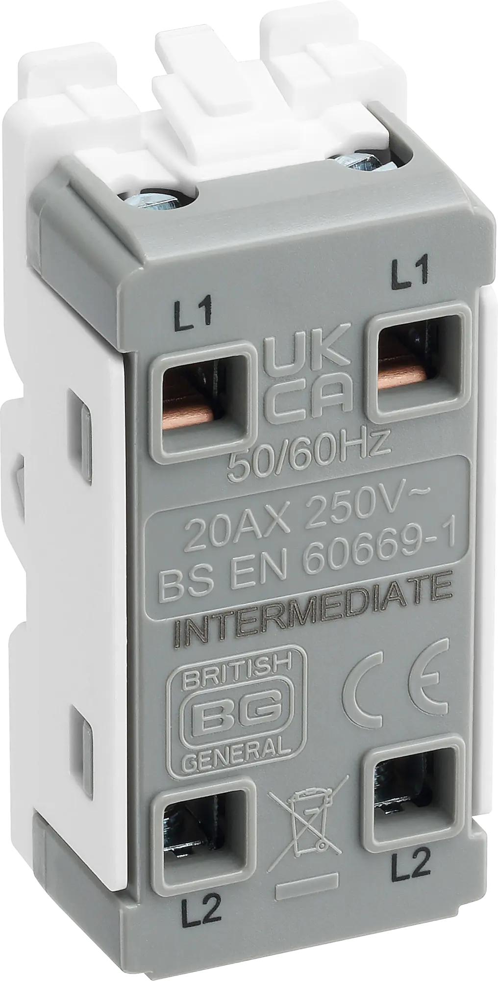 BG RBN13 Black Nickel Intermediate Light Switch 20 Amp Grid Switch BG Nexus