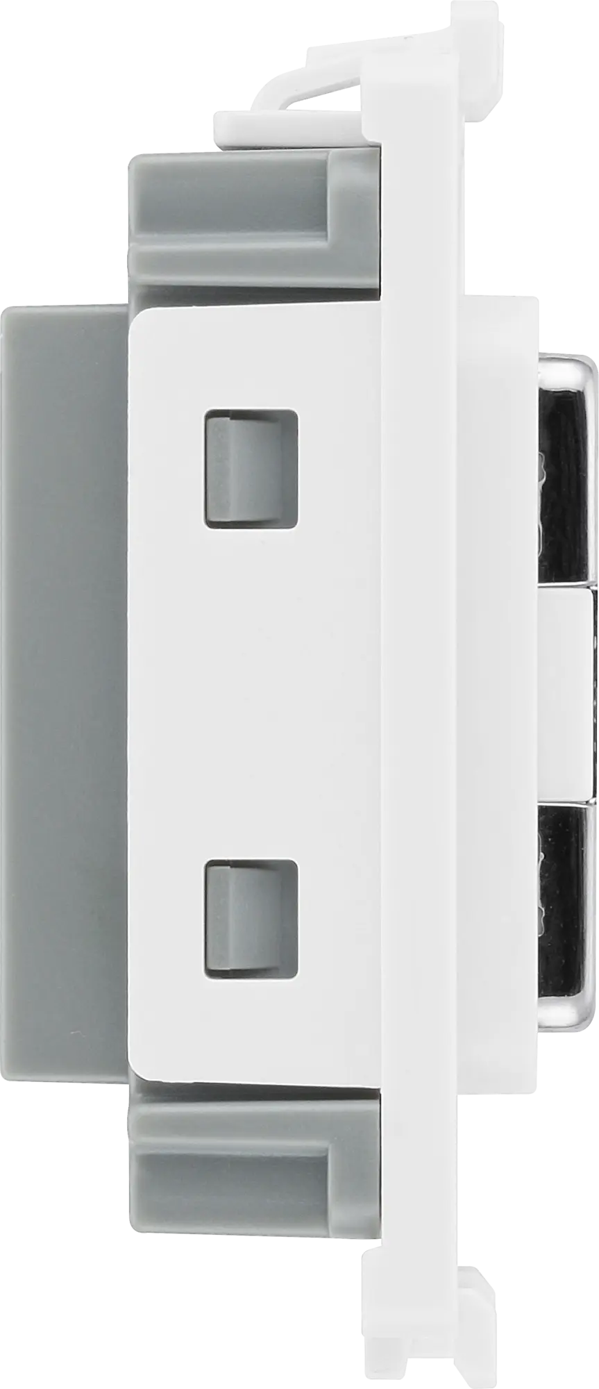 BG RBSFUSE Brushed Steel Grid Fuse Holder Module BG Nexus